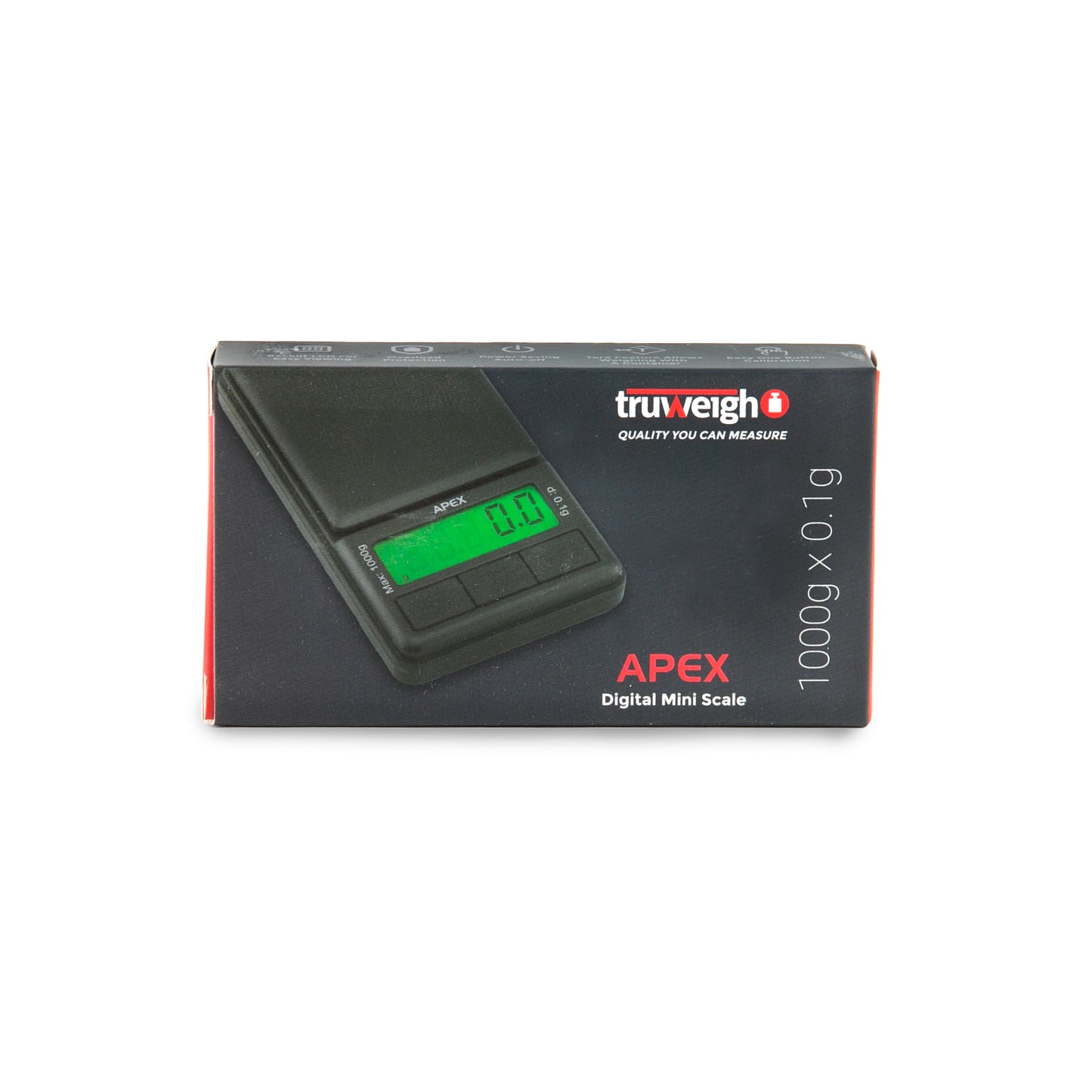 Truweigh APEX Mini Scale Black