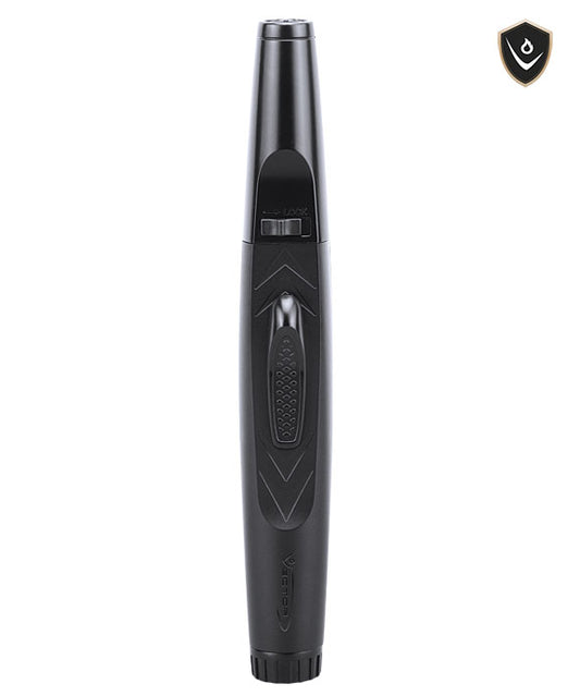Vector AVENGER Wind Resistant Single Flame Jet Torch Lighter - Bonus Pack