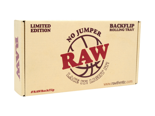 RAWthentic X No Jumper – Backflip Wooden Rolling Tray - Limited Edition