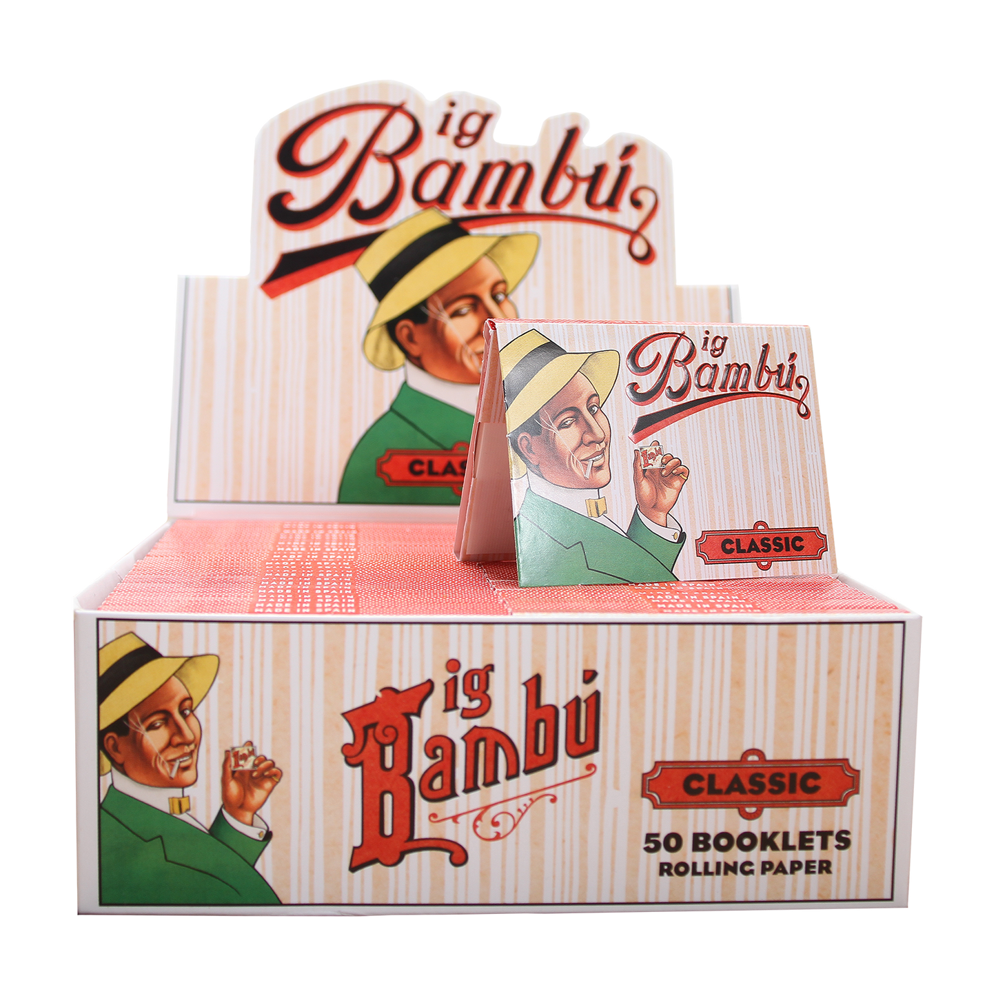 Big BAMBU Classic Rolling Papers - 50 or 100 Booklets