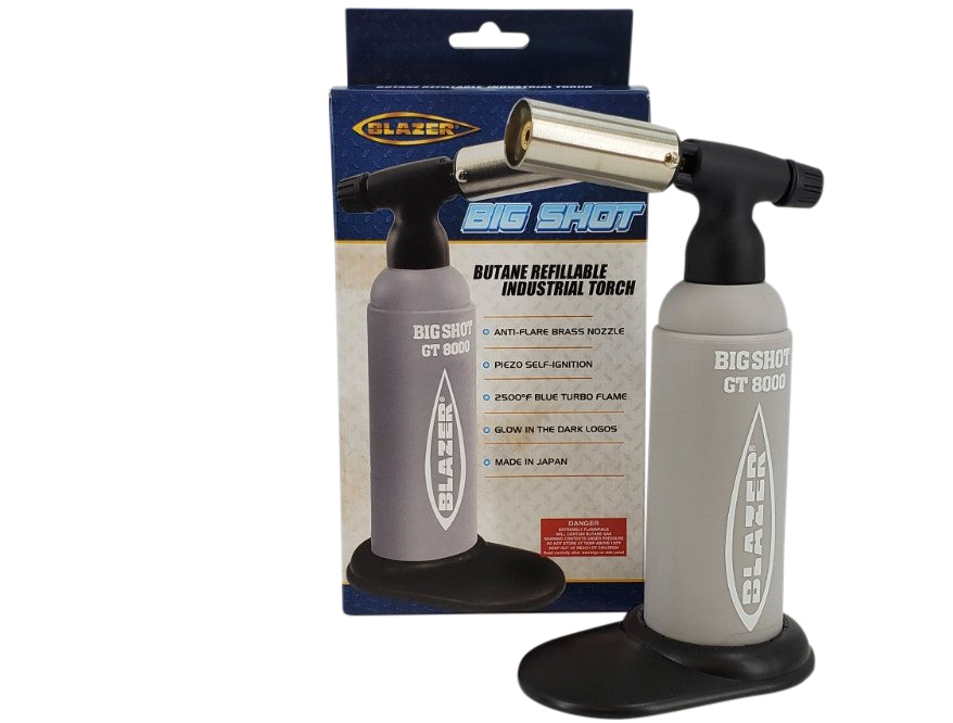 Blazer Big Shot GT8000 Butane Refillable Torch (Made In Japan)