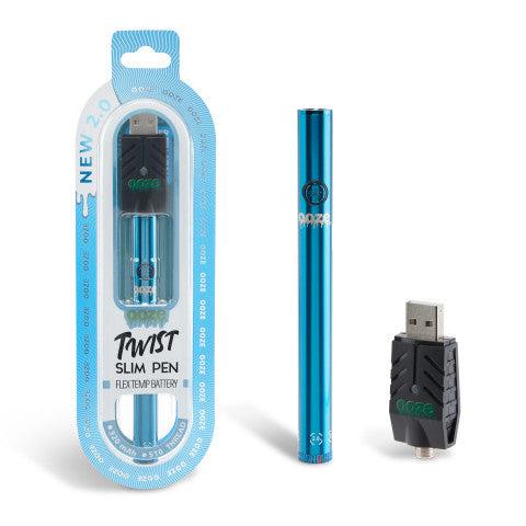 Ooze Twist Slim Flex Temp Pen 2.0 510T Vaporizer Battery