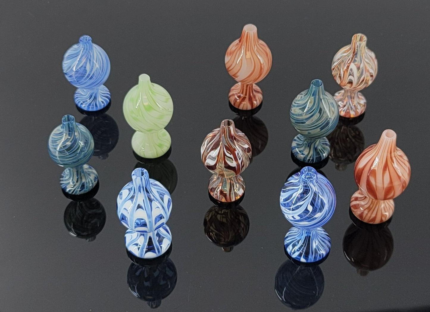 American Made Glass Carb Caps and Bubble Caps