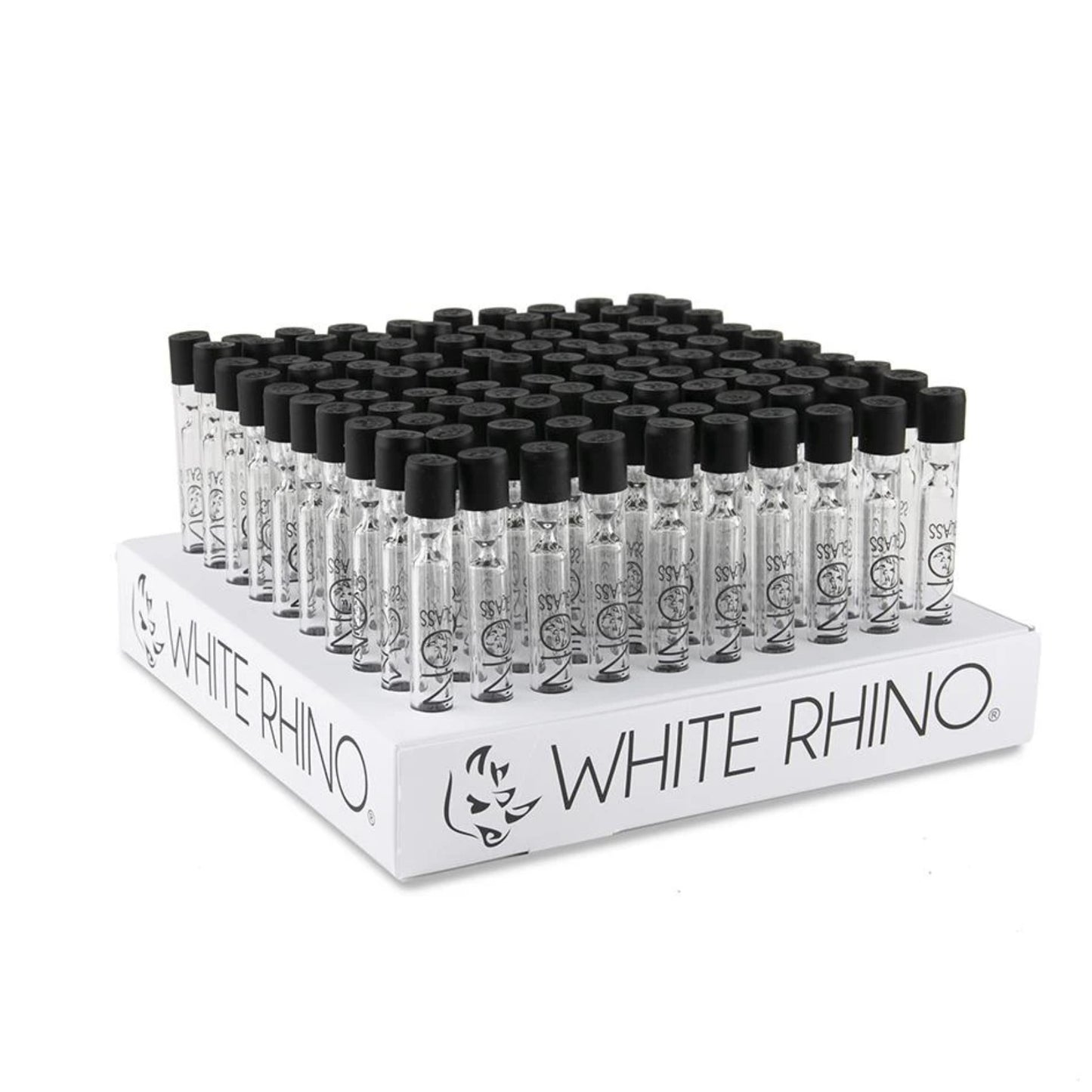 White Rhino Glass Chillum - 100ct Display