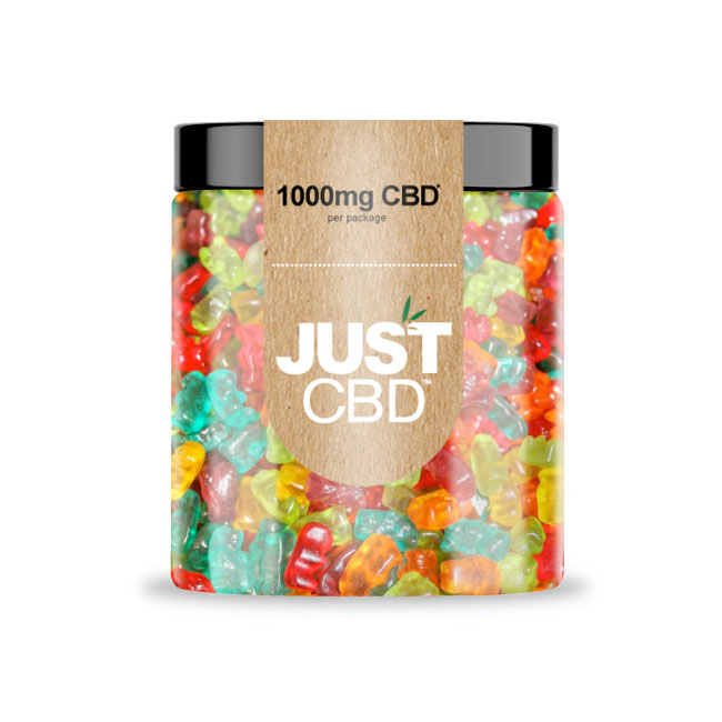 Just CBD 1000MG Gummies Jar - Assorted Favors