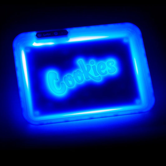 Glow Tray x COOKIES SF LED Rolling Tray with Auto Party Mode 2 Colors