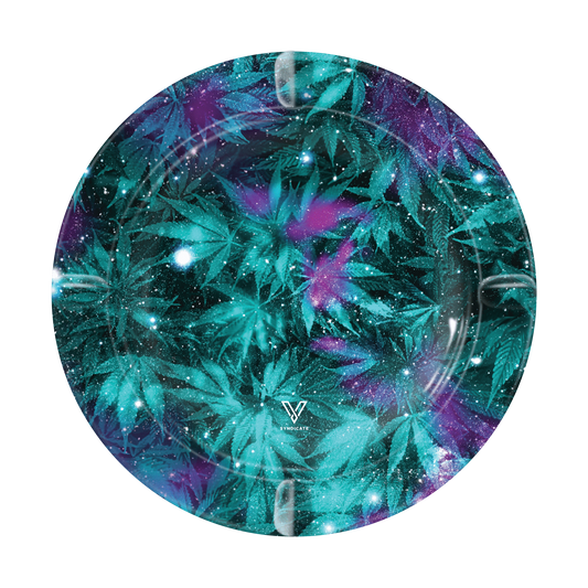 V Syndicate Blazin' Round Metal Ashtrays