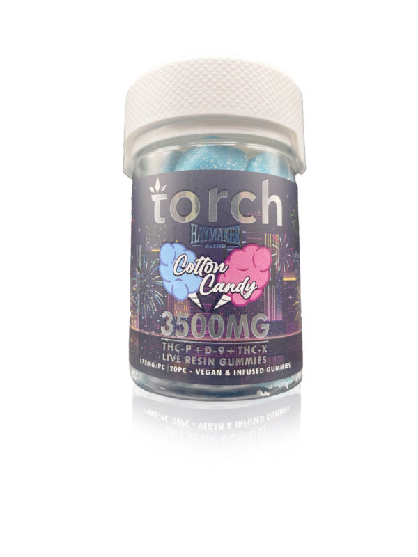 TORCH HAYMAKER LIVE RESIN GUMMIES 3500MG 175MG PER GUMMY - 20 PC JAR
