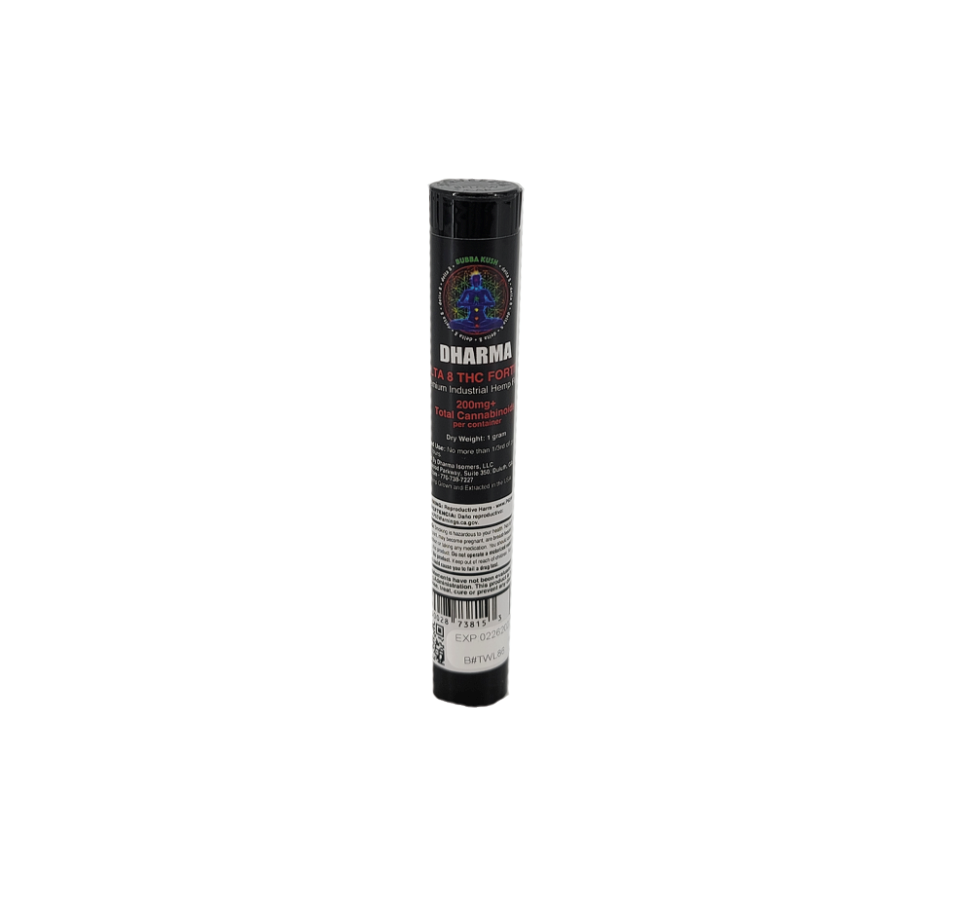 Dharma Delta 8 Fortified Hemp Preroll – 1 Gram 200mg