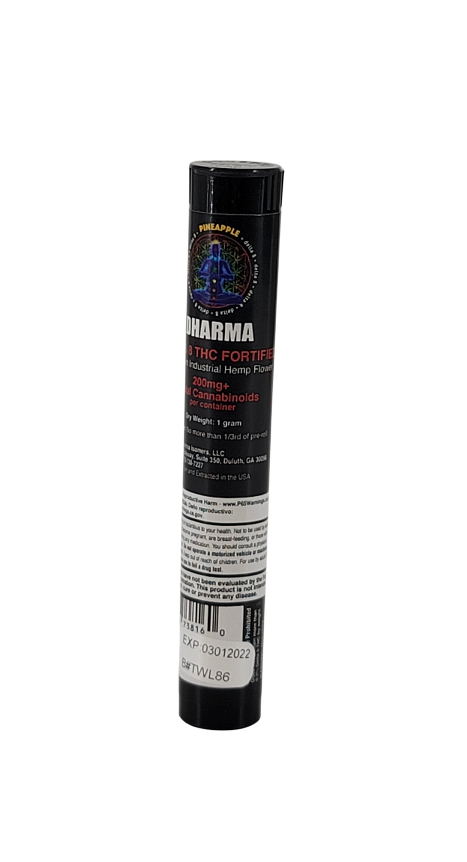 Dharma Delta 8 Fortified Hemp Preroll – 1 Gram 200mg