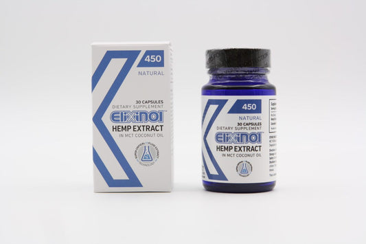 Elixinol Hemp Oil Capsules-Natural 450mg / 900mg / 1350mg