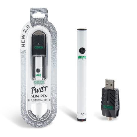 Ooze Twist Slim Flex Temp Pen 2.0 510T Vaporizer Battery