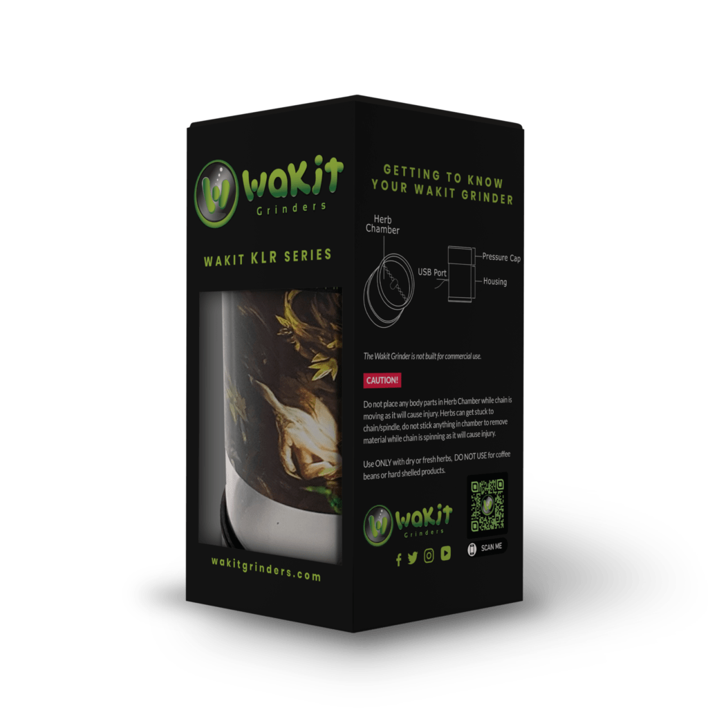 WAKIT Grinders KLR – Tree Goddess Design Electric Grinder