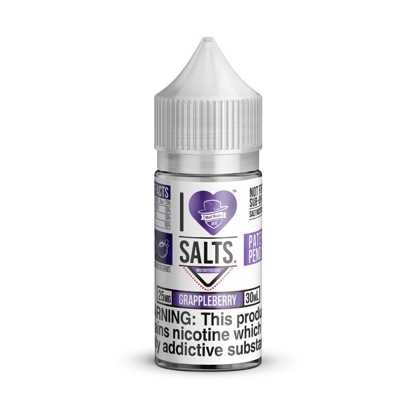 I Love Salts by Madhatter 30mL in 25 mg or 50mg