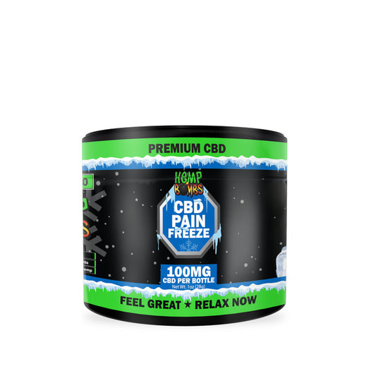 Hemp Bombs CBD Pain Freeze Multiple Sizes