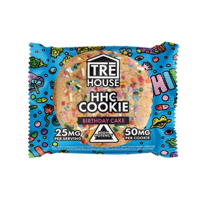 Trehouse by CBDFx High Potency HHC Cookie - 50MG Per Cookie 12 Per Box
