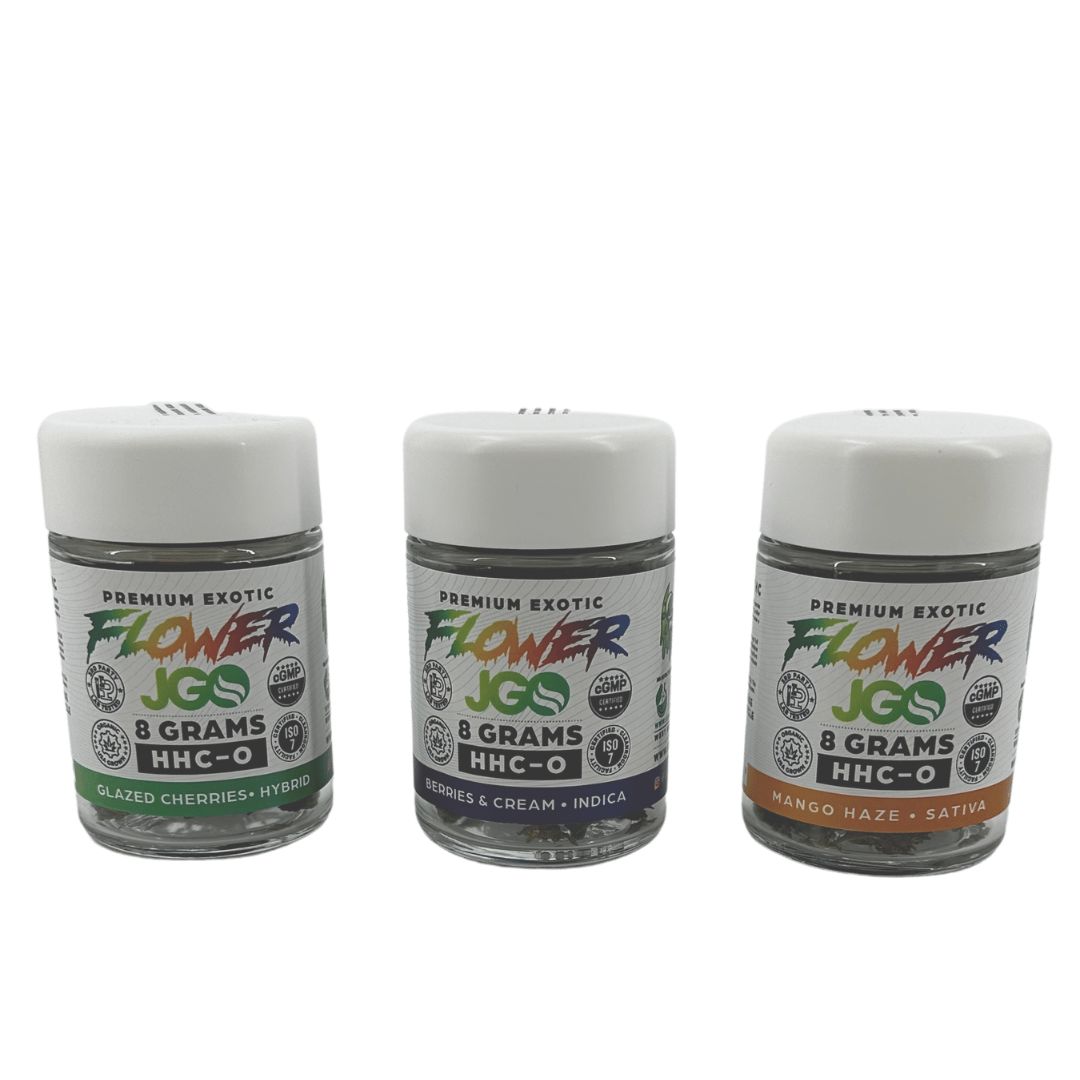 JGO Premium Exotic HHC-O Flower 8 Grams