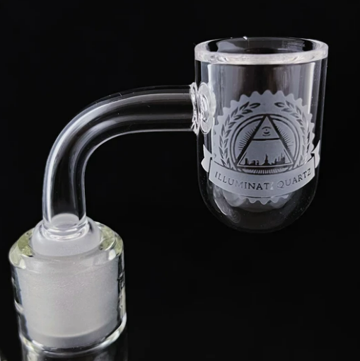 Illuminati High Quality Beveled Edge Round Bottom Banger - 14MM Male