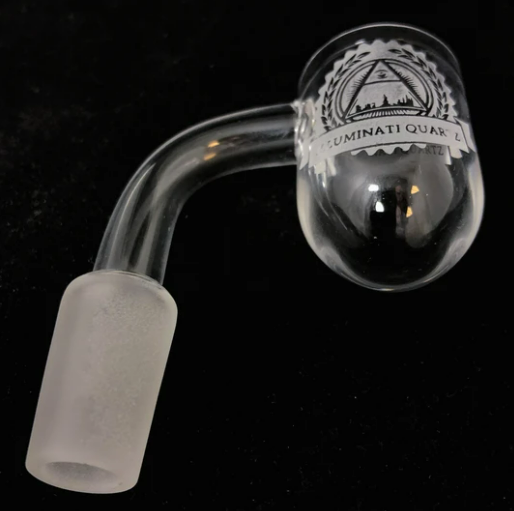 Illuminati High Quality Beveled Edge Round Bottom Banger - 14MM Male