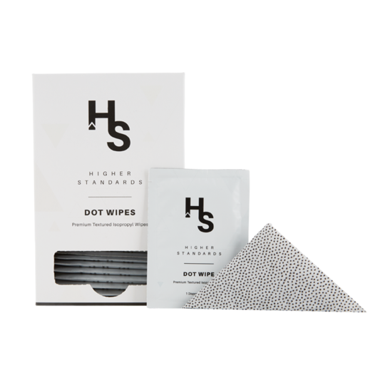 Higher Standards Dot Wipes 30ct Box