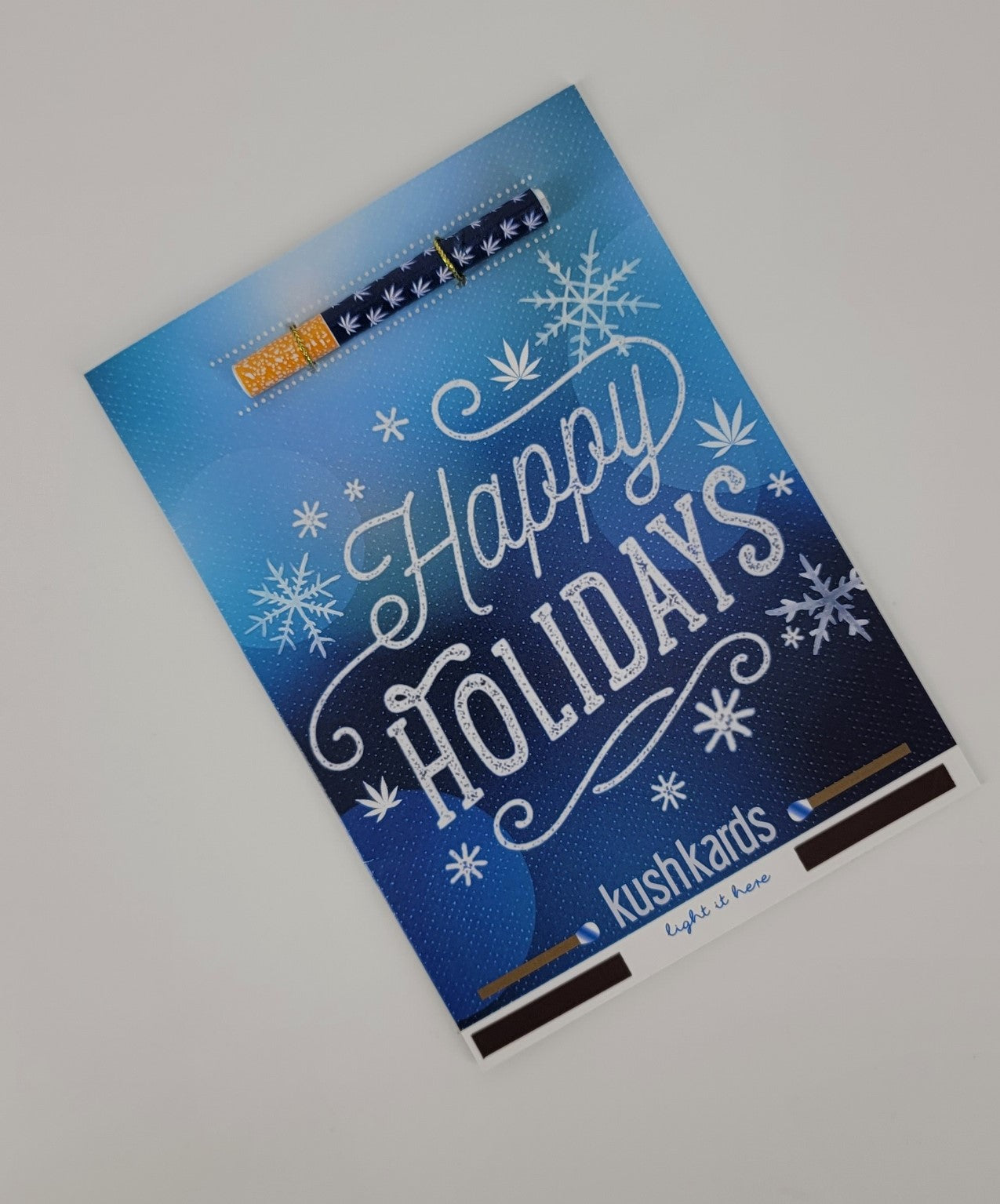 Holiday Greetings Kush Cards with One Hitter
