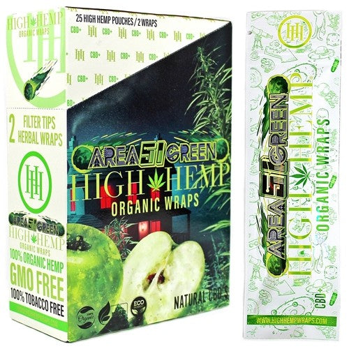 High Hemp Organic & Vegan Flavored Wraps