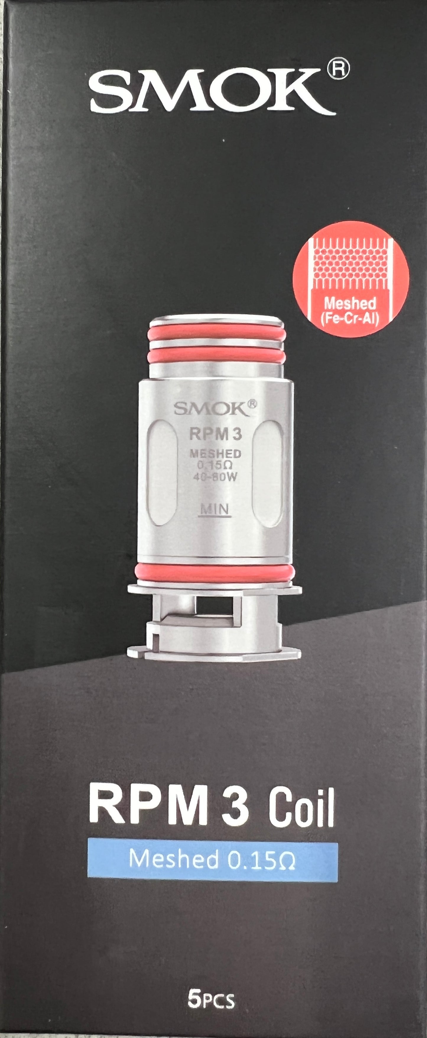 SMOKTECH RPM 3 Coils 5 Counts Per Pack