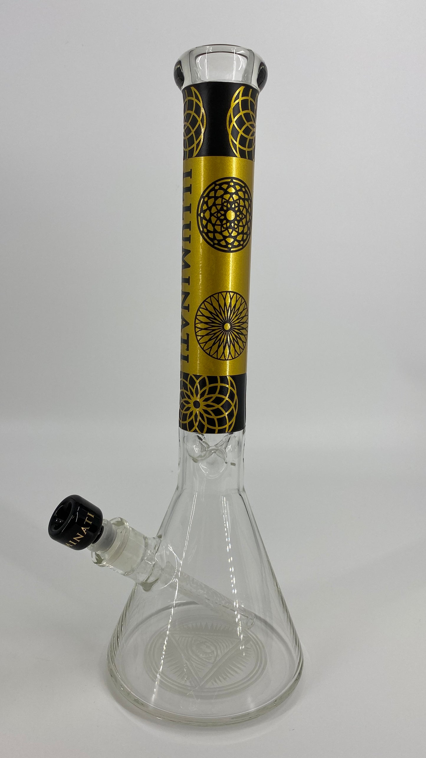 Illuminati 18" Sacred Geo Beaker 14mm Female Joint