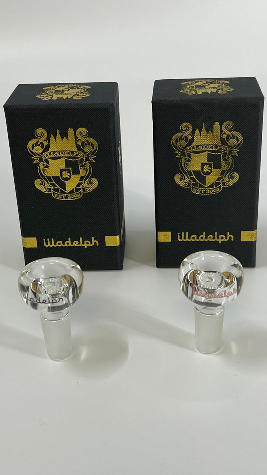 ILLADELPH GLASS: Slides and Downstems - USA Made