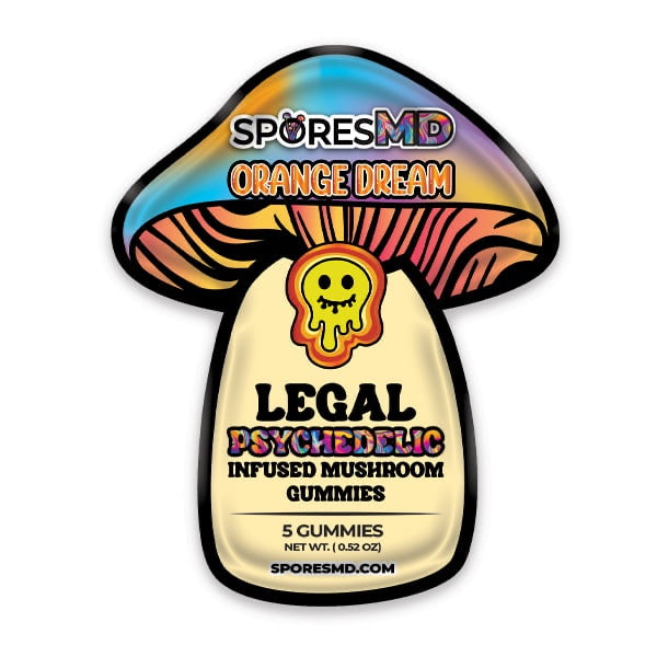 SPORESMD 5 Pack Mushroom Gummies | 12ct Display