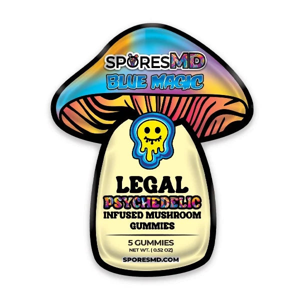 SPORESMD 5 Pack Mushroom Gummies | 12ct Display