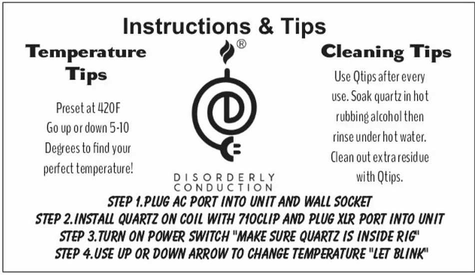 Disorderly Conduction 3D Budget ENAIL Kit for Concentrates