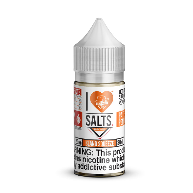 I Love Salts by Madhatter 30mL in 25 mg or 50mg