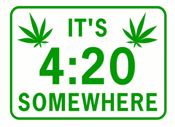 420 Themed Metal Signs - Assorted