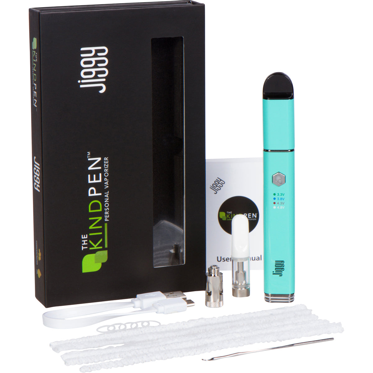 The Kind Pen Jiggy 3-in-1 Oil Cartridge Vaporizer & E-Nail