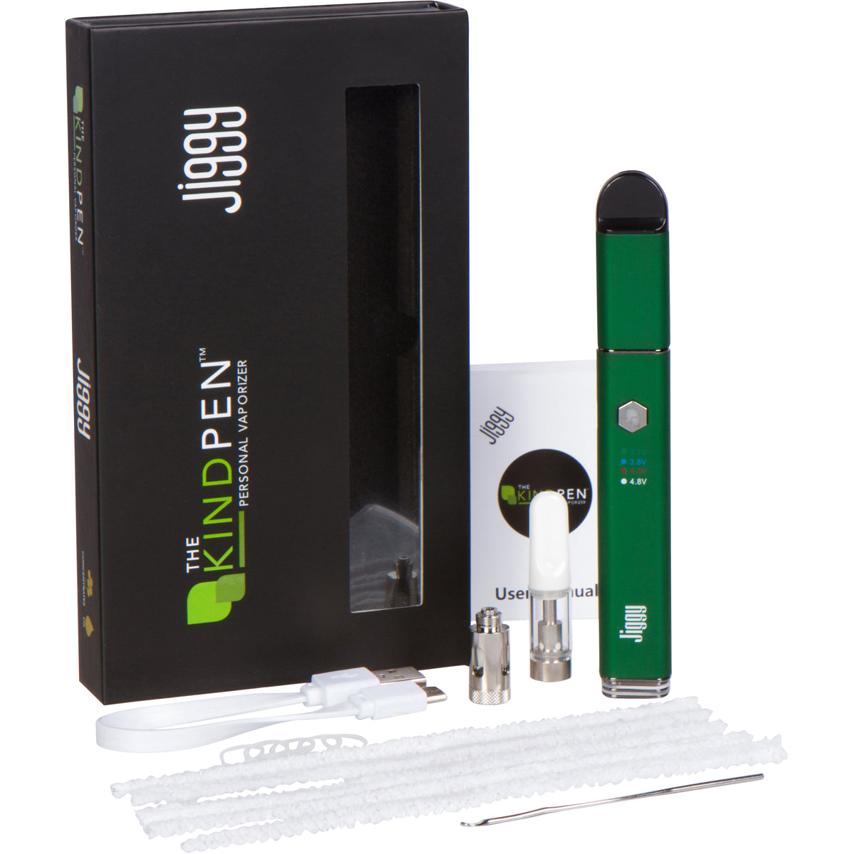 The Kind Pen Jiggy 3-in-1 Oil Cartridge Vaporizer & E-Nail