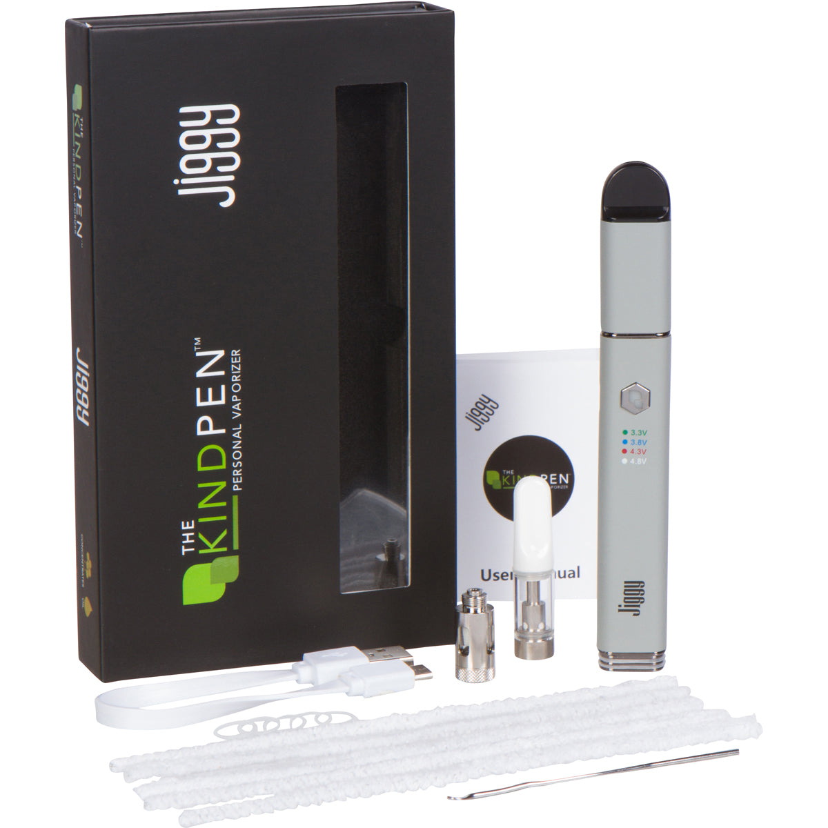 The Kind Pen Jiggy 3-in-1 Oil Cartridge Vaporizer & E-Nail