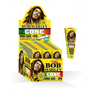 Bob Marley pre-rolled cone size 1 1/4 and King