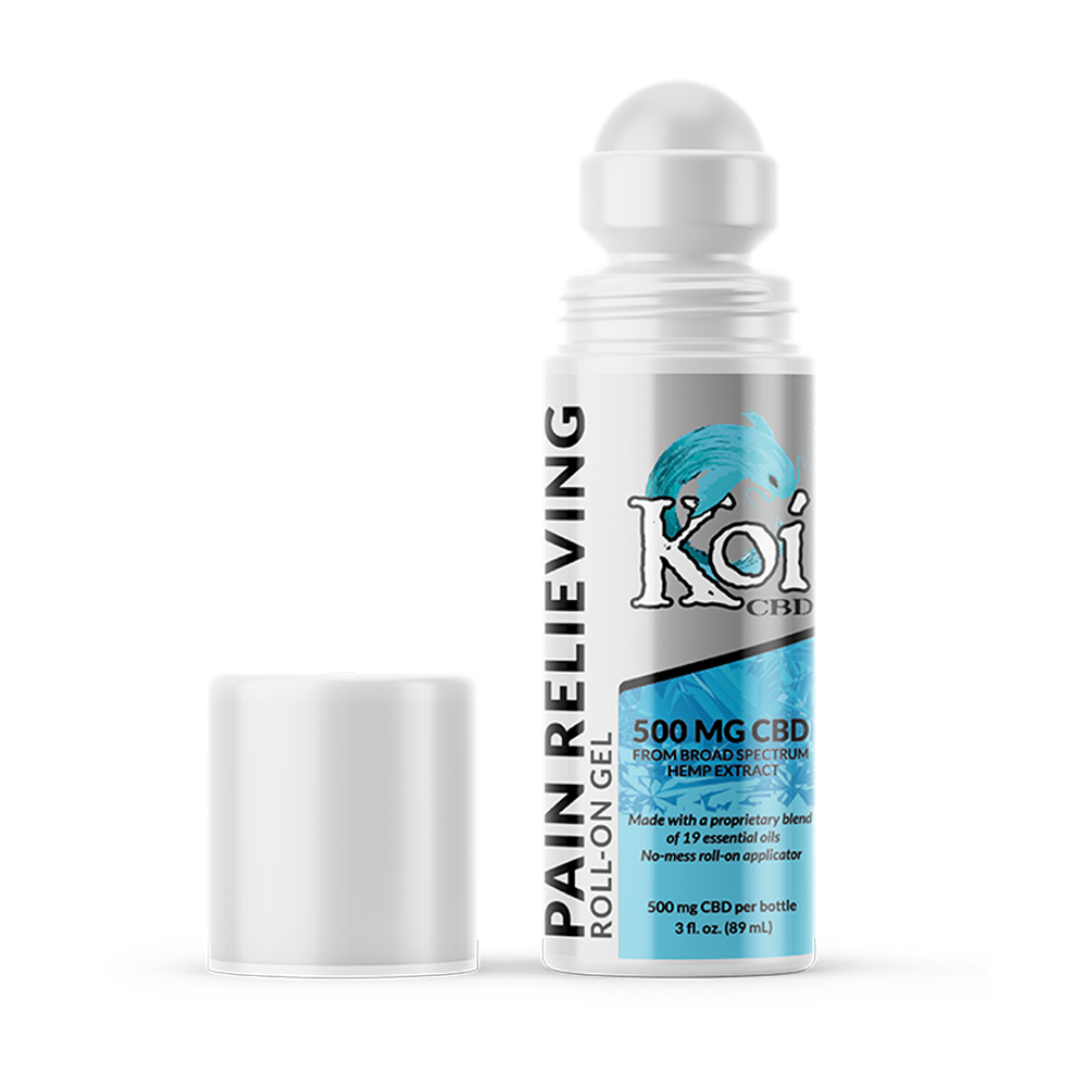 Koi CBD Pain Relieving Gel Roll-On 3oz 89mL 500MG