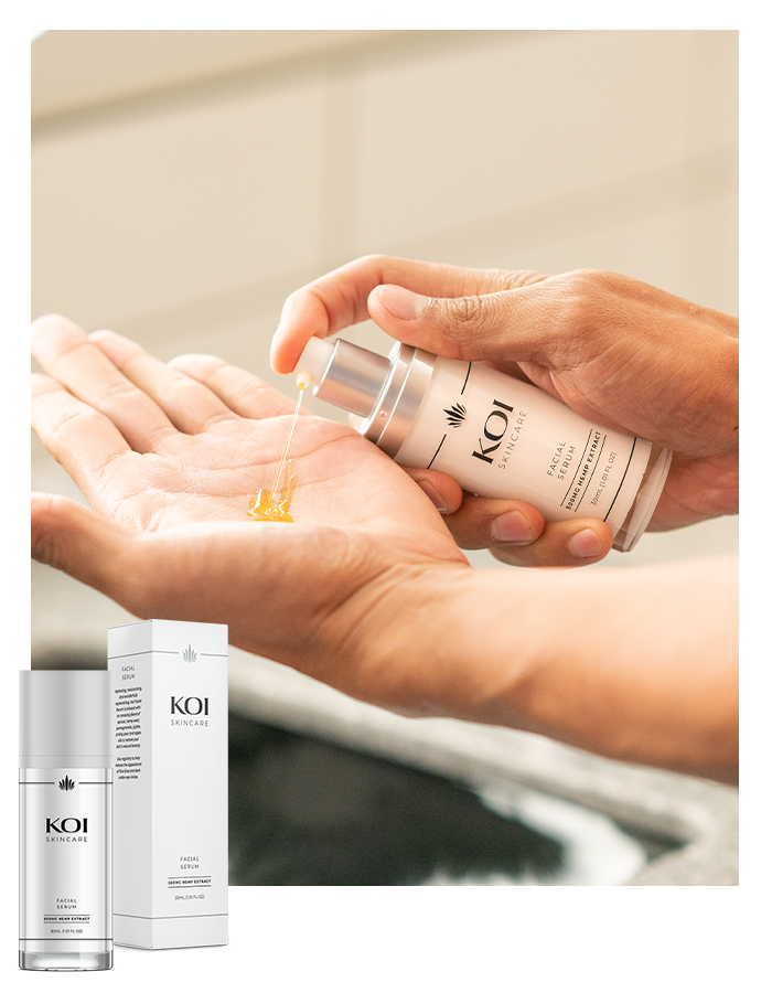 Koi Skincare CBD Concentrated Facial Serum 500MG 30mL