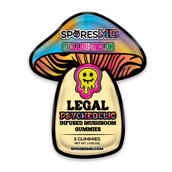 SPORESMD 5 Pack Mushroom Gummies | 12ct Display
