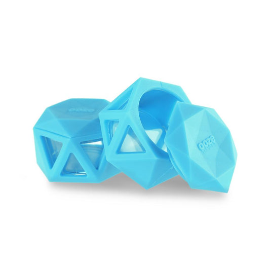 Ooze Geode Silicone & Glass Container Display - 12ct Display Assorted Colors