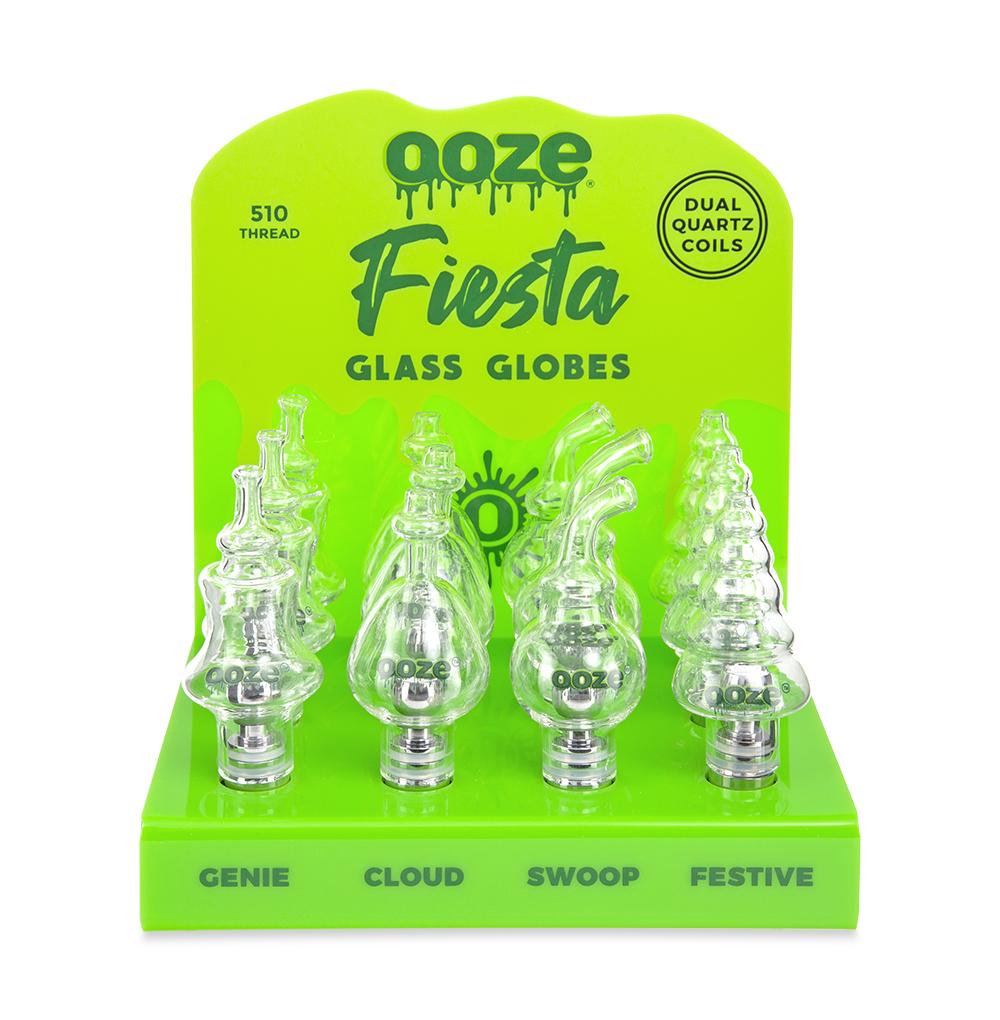 Ooze Fiesta Globe Display - 12ct + Dual Quartz Coils