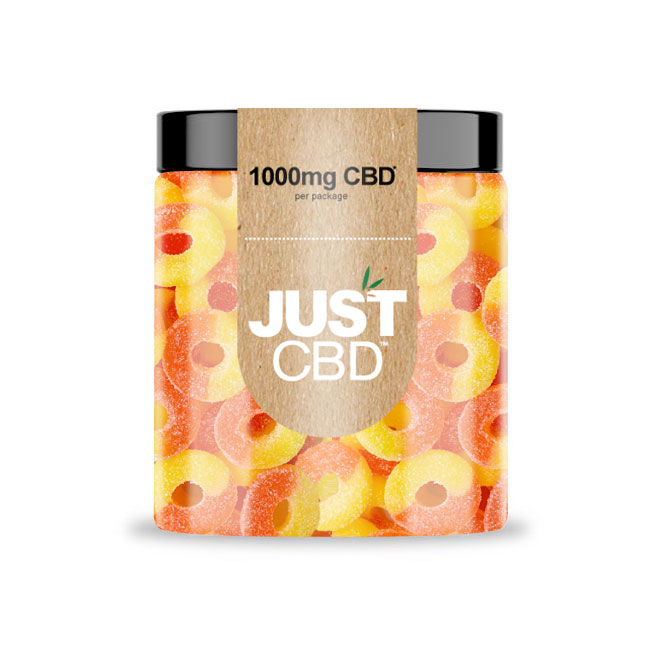Just CBD 1000MG Gummies Jar - Assorted Favors