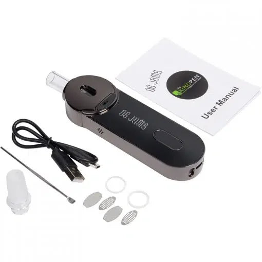 The Kind Pen OG JAMS Dry Herb Vaporizer includes Free Water Pipe Attachment