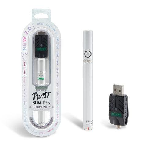 Ooze Twist Slim Flex Temp Pen 2.0 510T Vaporizer Battery