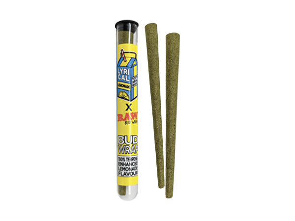 RAWthentic x Lyrical Lemonade Bud Wraps 2 Cones Per Tube / 12ct POP