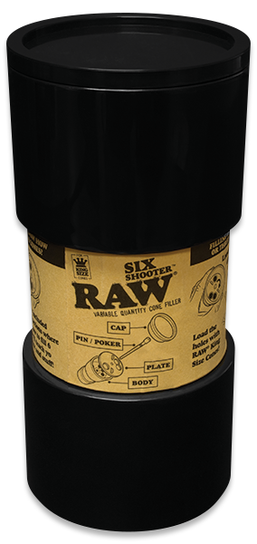 RAWthentic Six Shooter Cone Loader Filling Device Fills 1,2,3, or 6 Cones at a Time!