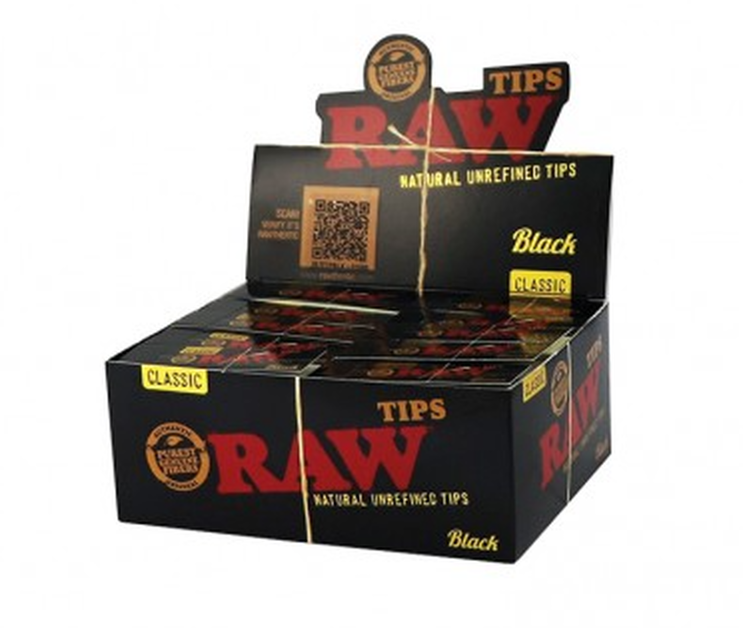 RAWthentic Black Classic Tips