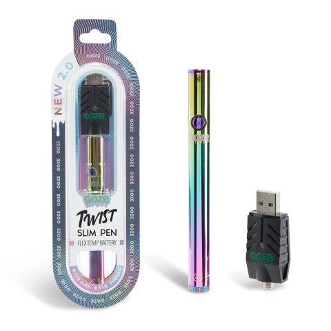 Ooze Twist Slim Flex Temp Pen 2.0 510T Vaporizer Battery